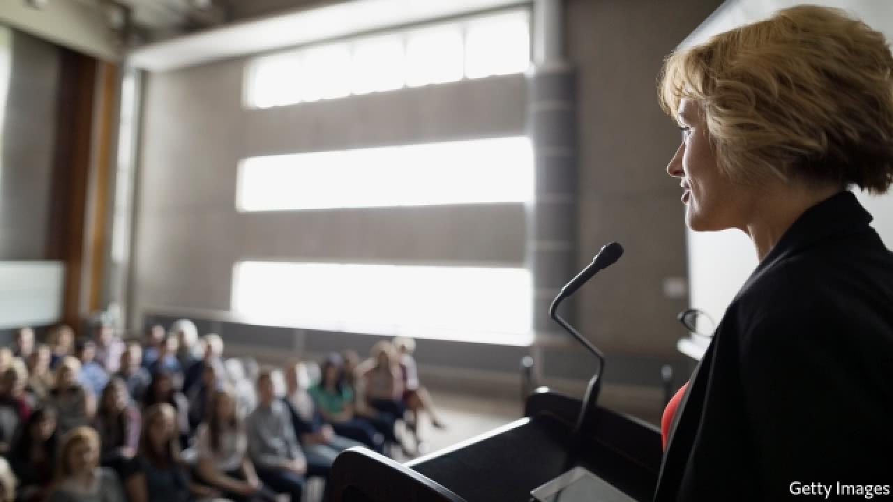 Phot courtesy of Getty Images female lecturers